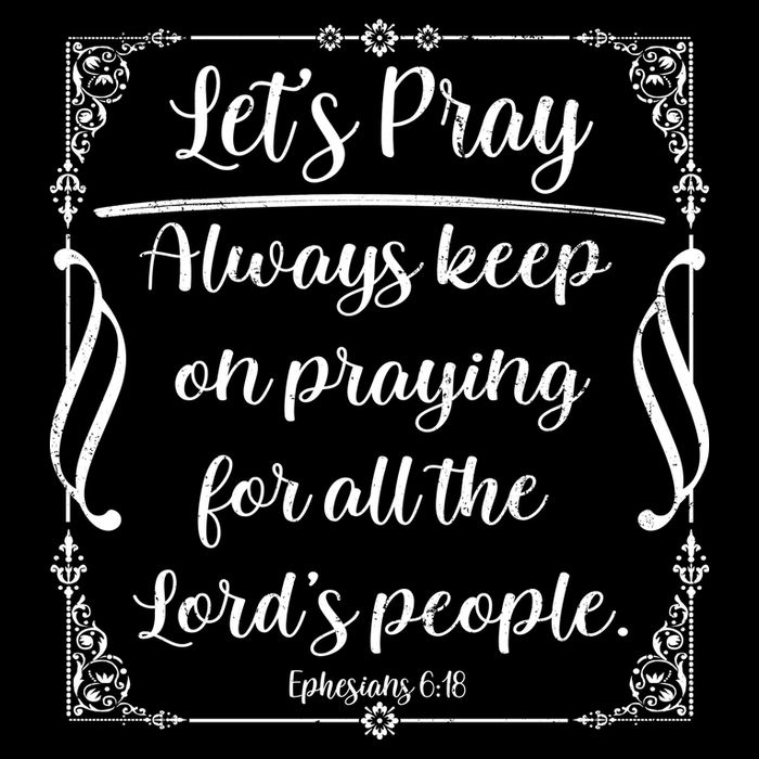 Let's Pray Always Keep On Praying Ephesians 6:18 Impact Tech Backpack