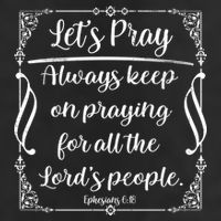 Let's Pray Always Keep On Praying Ephesians 6:18 Golf Towel
