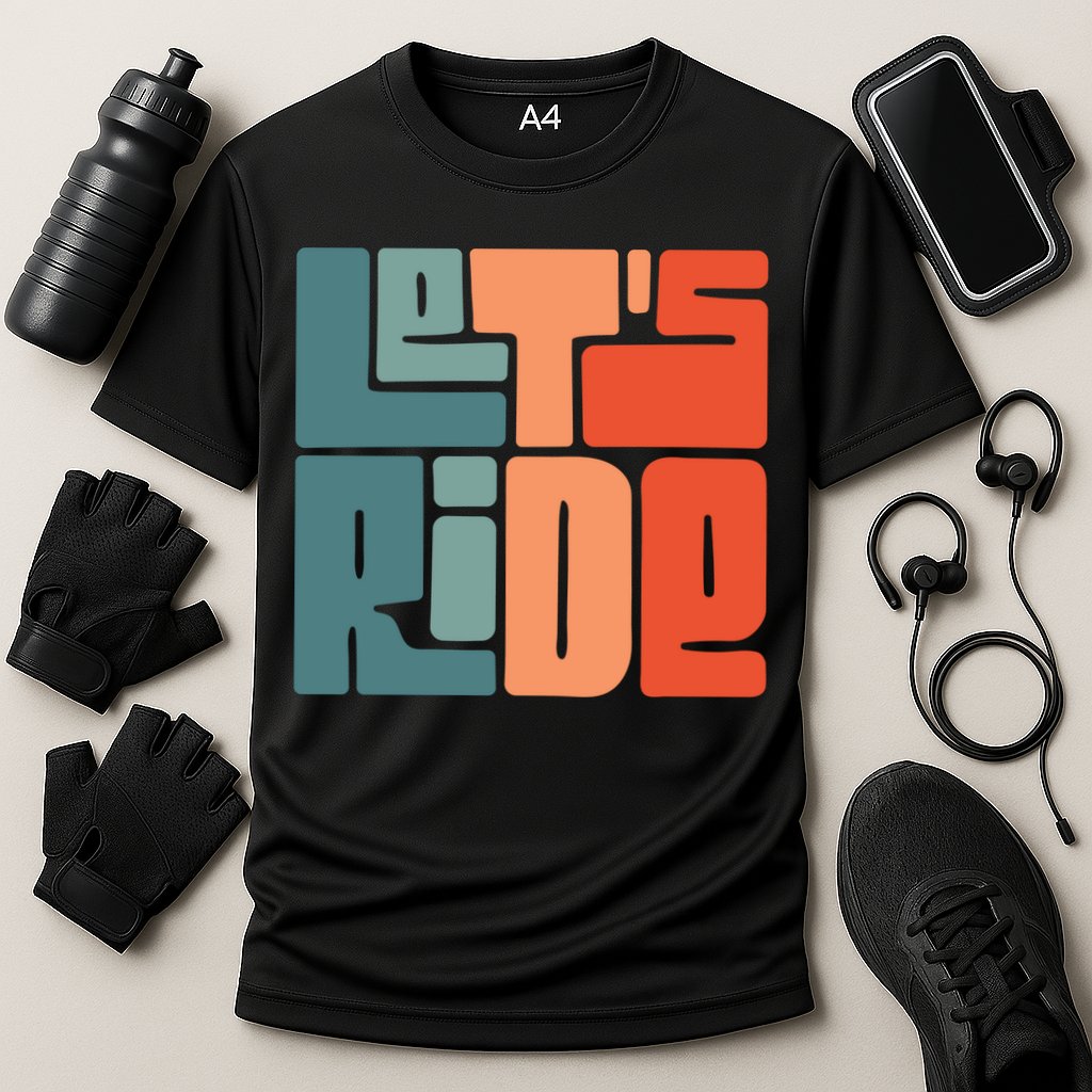 Let's Ride Cooling Performance Crew T-Shirt