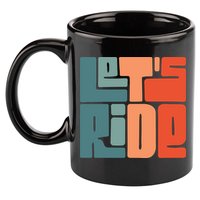 Let's Ride 11oz C Handle Ceramic Mug