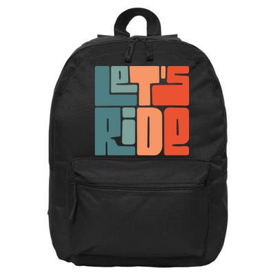 Let's Ride 16 in Basic Backpack