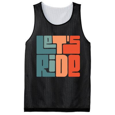 Let's Ride Mesh Reversible Basketball Jersey Tank