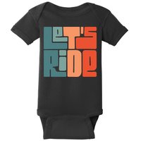Let's Ride Baby Bodysuit
