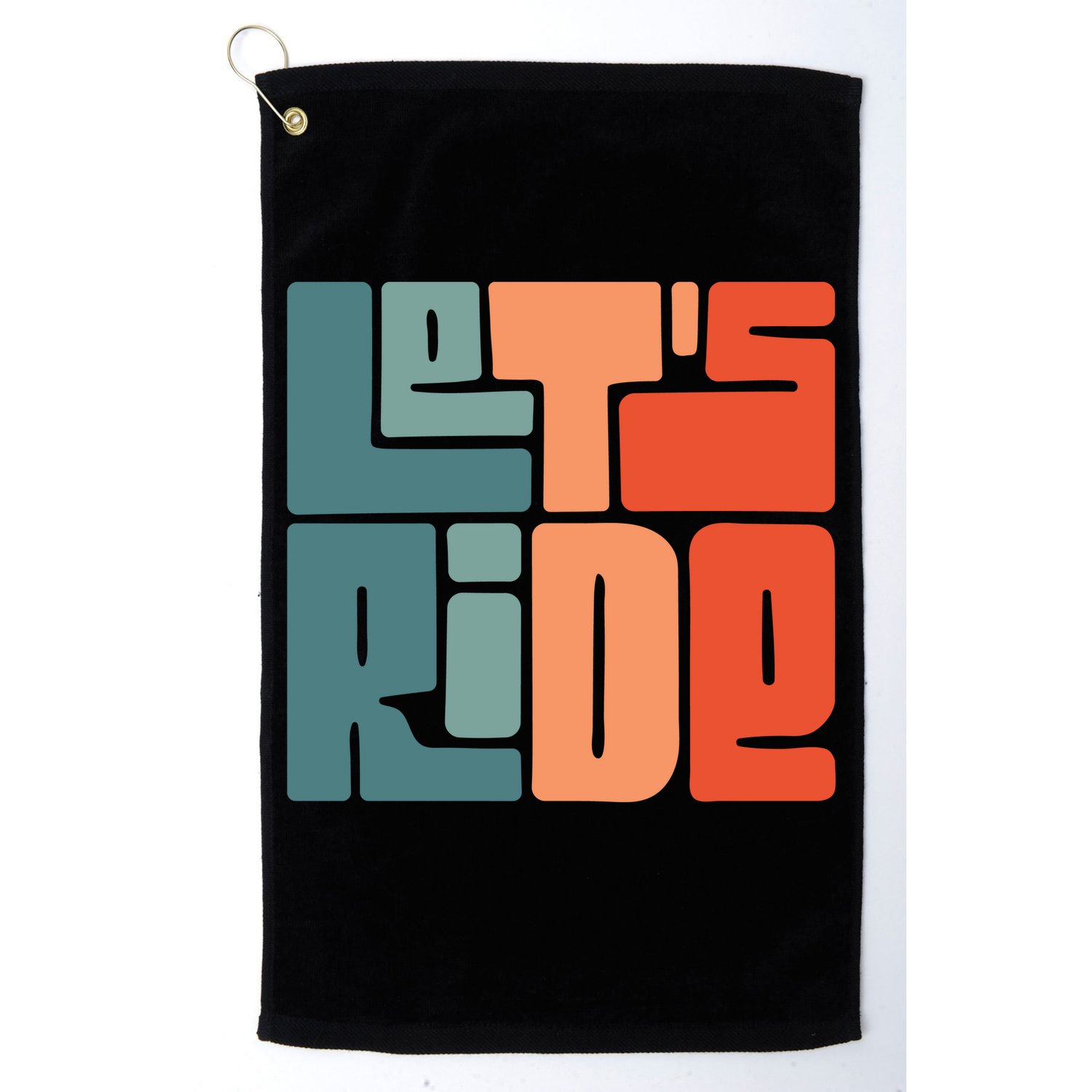 Let's Ride Golf Towel