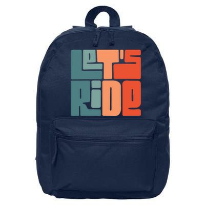 Let's Ride 16 in Basic Backpack