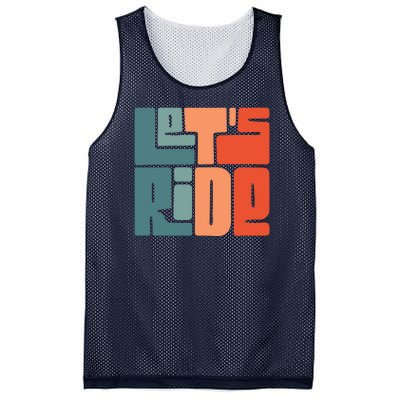 Let's Ride Mesh Reversible Basketball Jersey Tank