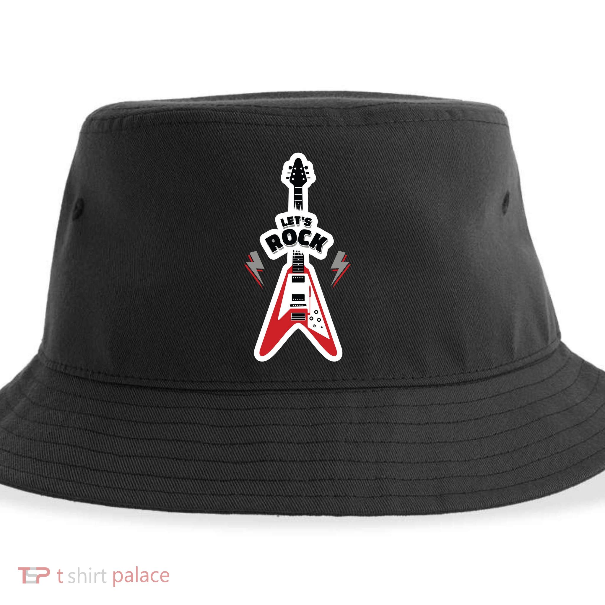 Let's Rock Guitar Sustainable Bucket Hat