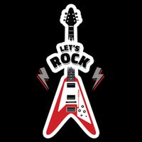 Let's Rock Guitar 7-Panel Snapback Hat