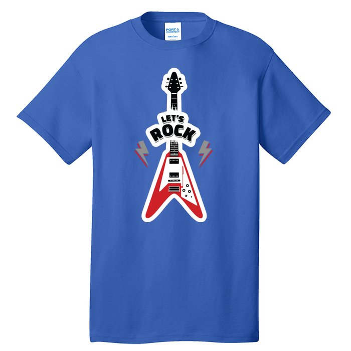 Let's Rock Guitar Tall T-Shirt