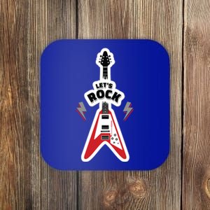 Let's Rock Guitar Coaster