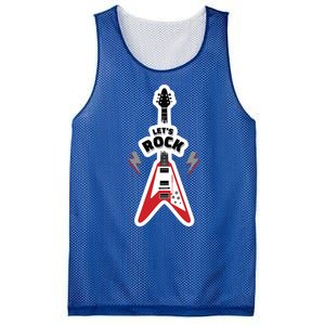 Let's Rock Guitar Mesh Reversible Basketball Jersey Tank