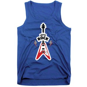 Let's Rock Guitar Tank Top