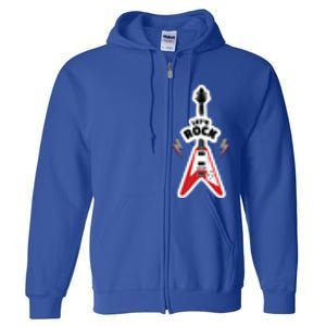 Let's Rock Guitar Full Zip Hoodie