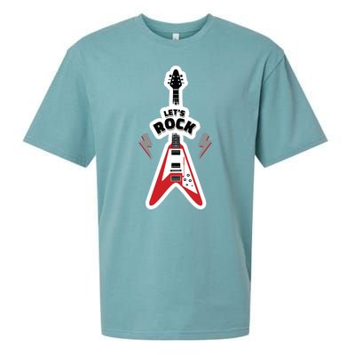 Let's Rock Guitar Sueded Cloud Jersey T-Shirt