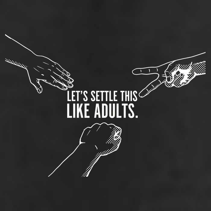 Let's Settle This Like Adults Hat
