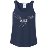 Let's Settle This Like Adults Ladies Essential Tank