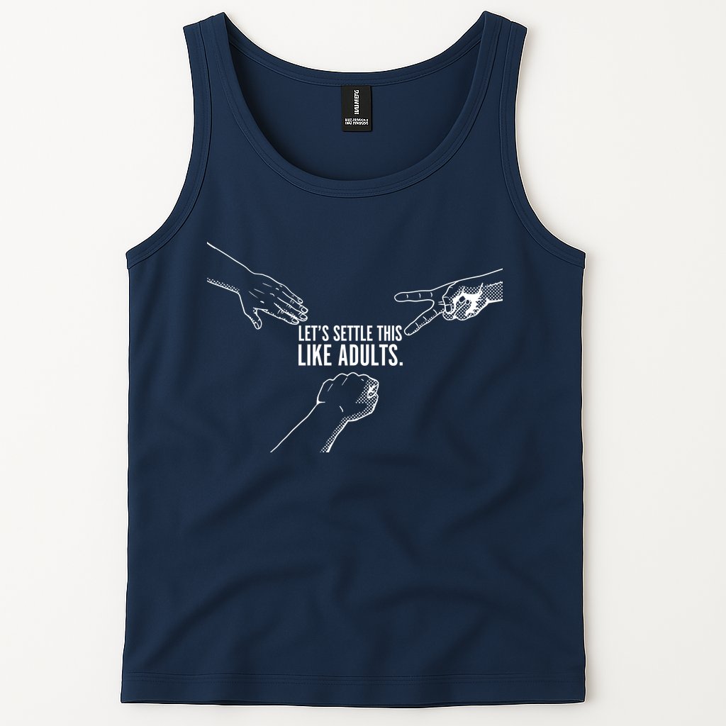 Let's Settle This Like Adults Tank Top