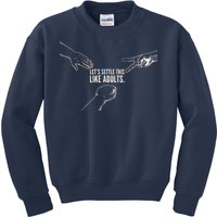 Let's Settle This Like Adults Kids Sweatshirt