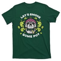 Let's Smoke Some Pot Skull T-Shirt