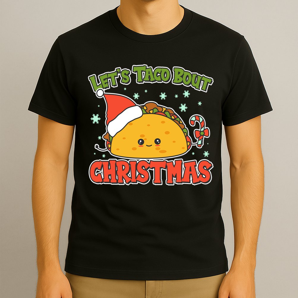 Let's Taco Bout Cute Funny Christmas T-Shirt