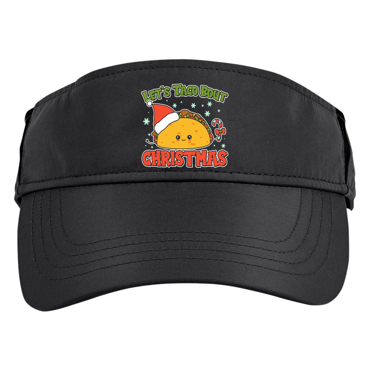 Let's Taco Bout Cute Funny Christmas Adult Drive Performance Visor