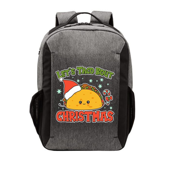 Let's Taco Bout Cute Funny Christmas Vector Backpack