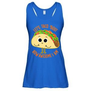 Let's Taco Bout How Awesome I Am Ladies Essential Flowy Tank