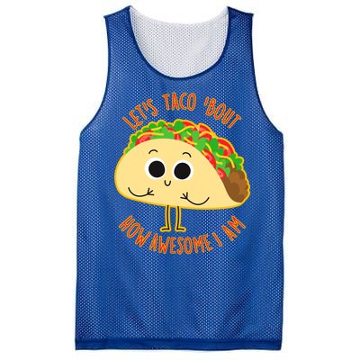 Let's Taco Bout How Awesome I Am Mesh Reversible Basketball Jersey Tank