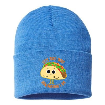 Let's Taco Bout How Awesome I Am Sustainable Knit Beanie