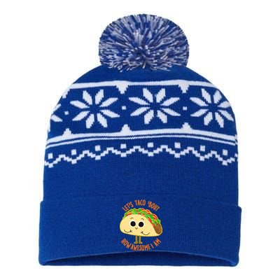 Let's Taco Bout How Awesome I Am USA-Made Snowflake Beanie