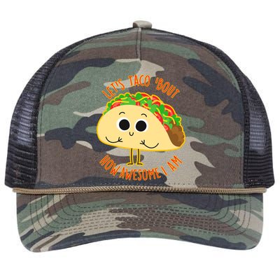 Let's Taco Bout How Awesome I Am Retro Rope Trucker Hat Cap