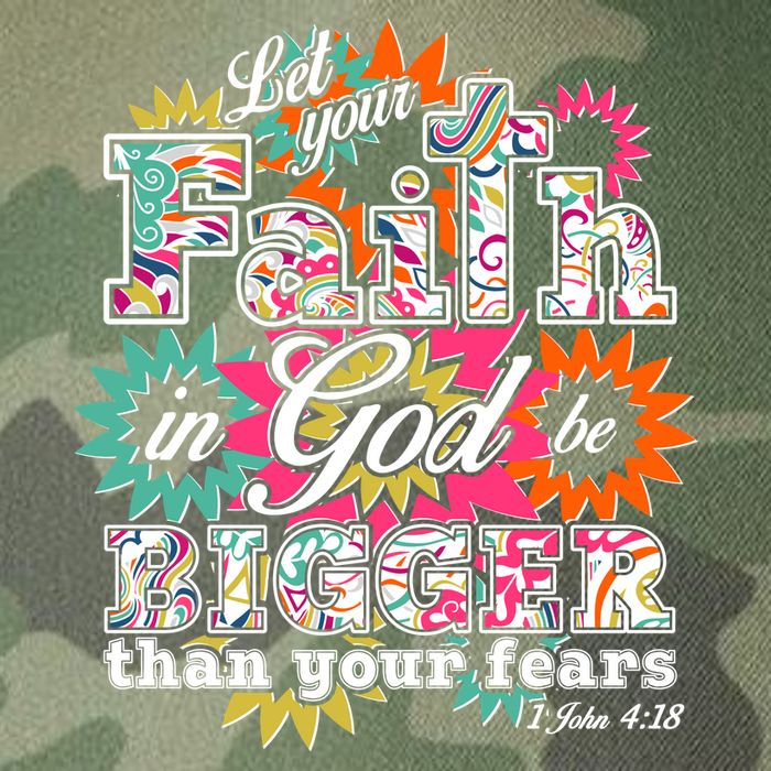 Let's Your Faith in God be Bigger Than You Fears 1 John 4:18 Legacy Tie Dye Trucker Hat