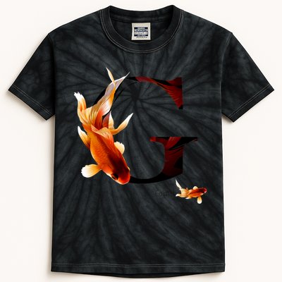 Letter G is for Goldfish Kids Tie-Dye T-Shirt
