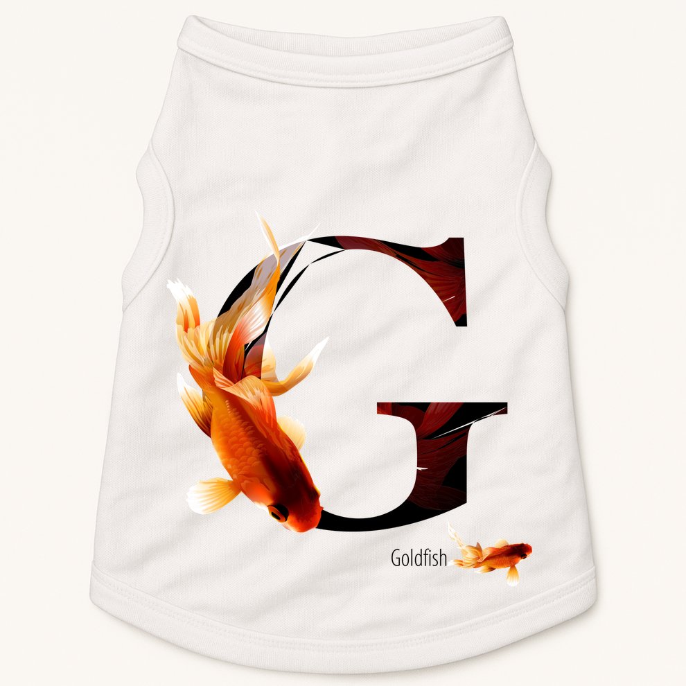 Letter G is for Goldfish Doggie Tank