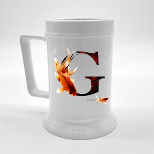 Letter G is for Goldfish Beer Stein