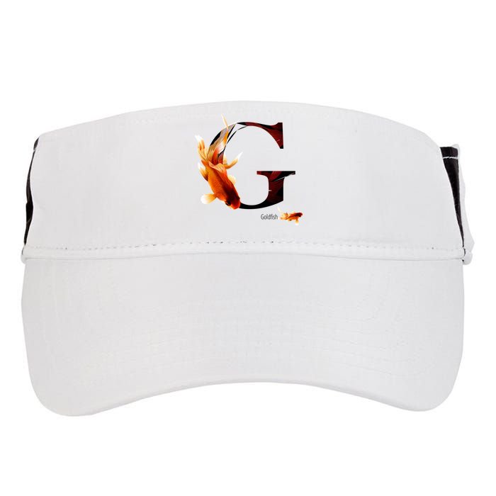 Letter G is for Goldfish Adult Drive Performance Visor