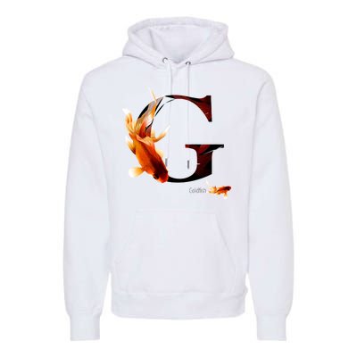 Letter G is for Goldfish Premium Hoodie