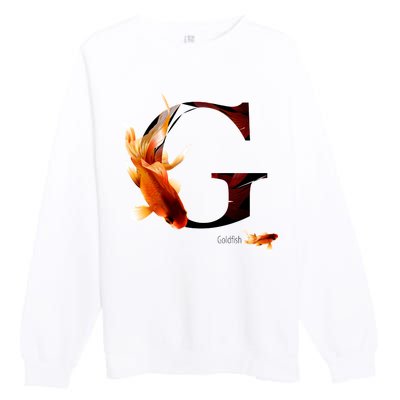 Letter G is for Goldfish Premium Crewneck Sweatshirt