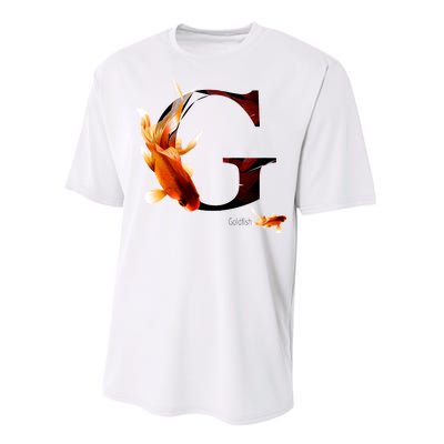 Letter G is for Goldfish Performance Sprint T-Shirt