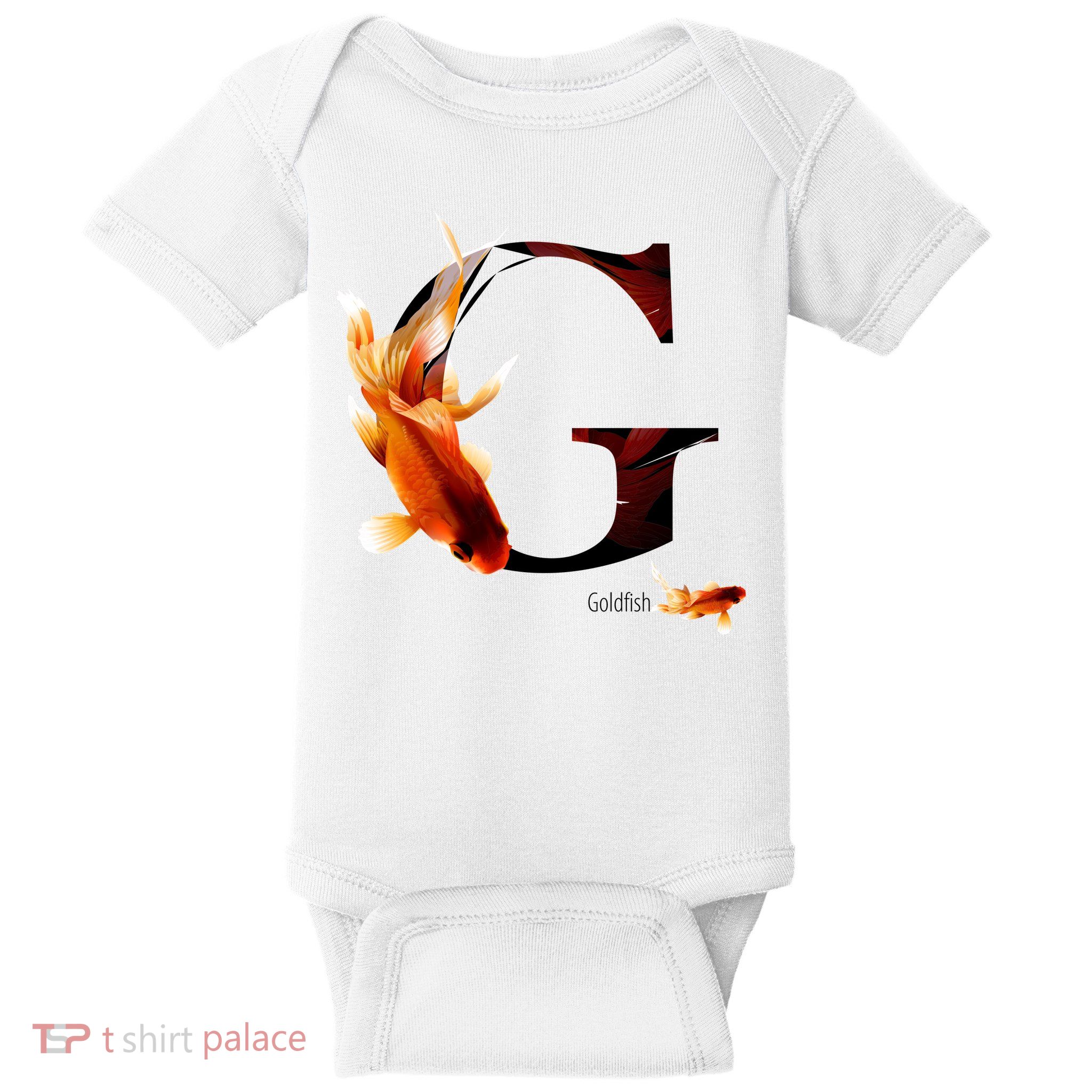 Letter G is for Goldfish Baby Bodysuit