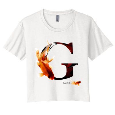 Letter G is for Goldfish Crop Top