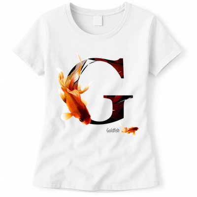 Letter G is for Goldfish Womens T-Shirt