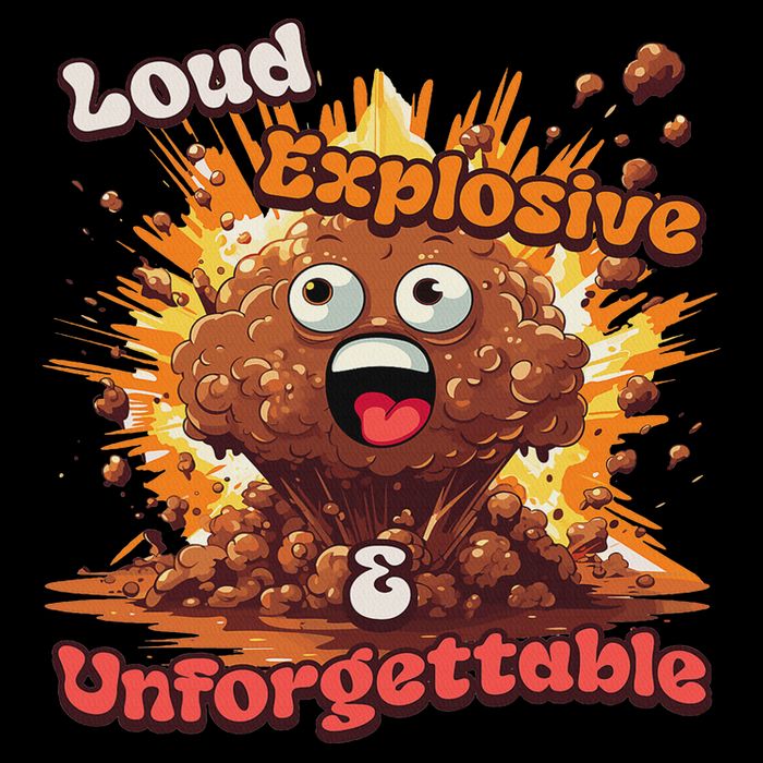 Loud, Explosive, & Unforgettable Diarrhea Poop Meme Funny Coaster