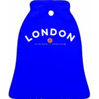 London England Uk United Kingdom Ceramic Bell Ornament