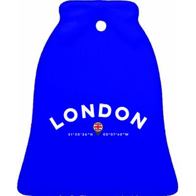 London England Uk United Kingdom Ceramic Bell Ornament