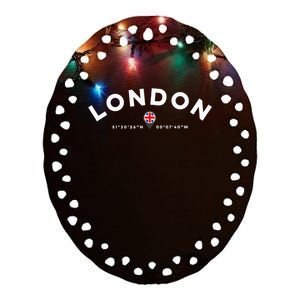 London England Uk United Kingdom Ceramic Oval Ornament