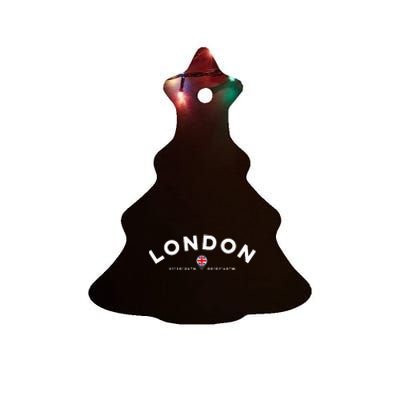 London England Uk United Kingdom Ceramic Tree Ornament