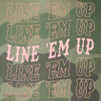 Line 'Em Up Retro Country's Slogan Legacy Tie Dye Trucker Hat