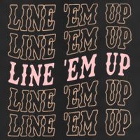 Line 'Em Up Retro Country's Slogan Golf Towel