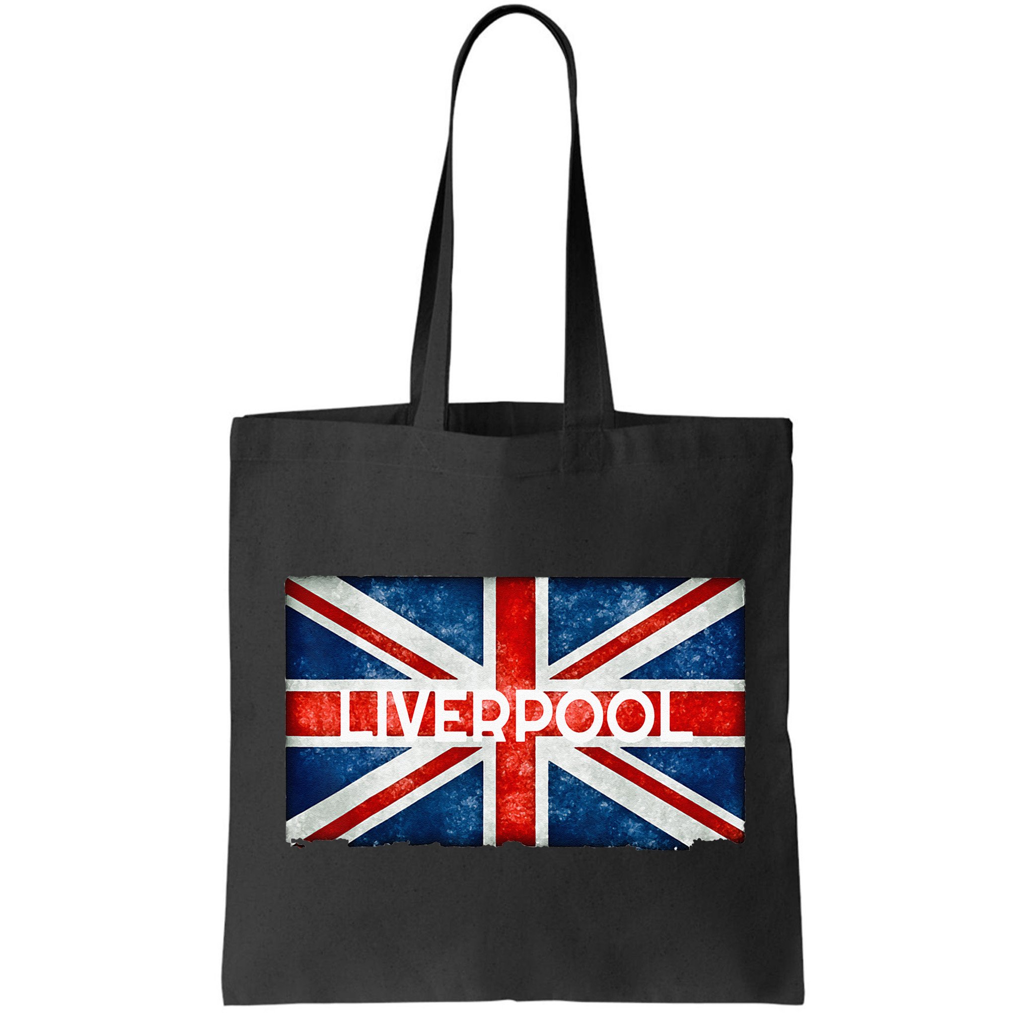 Liverpool England UK Flag . And Souvenir Bag